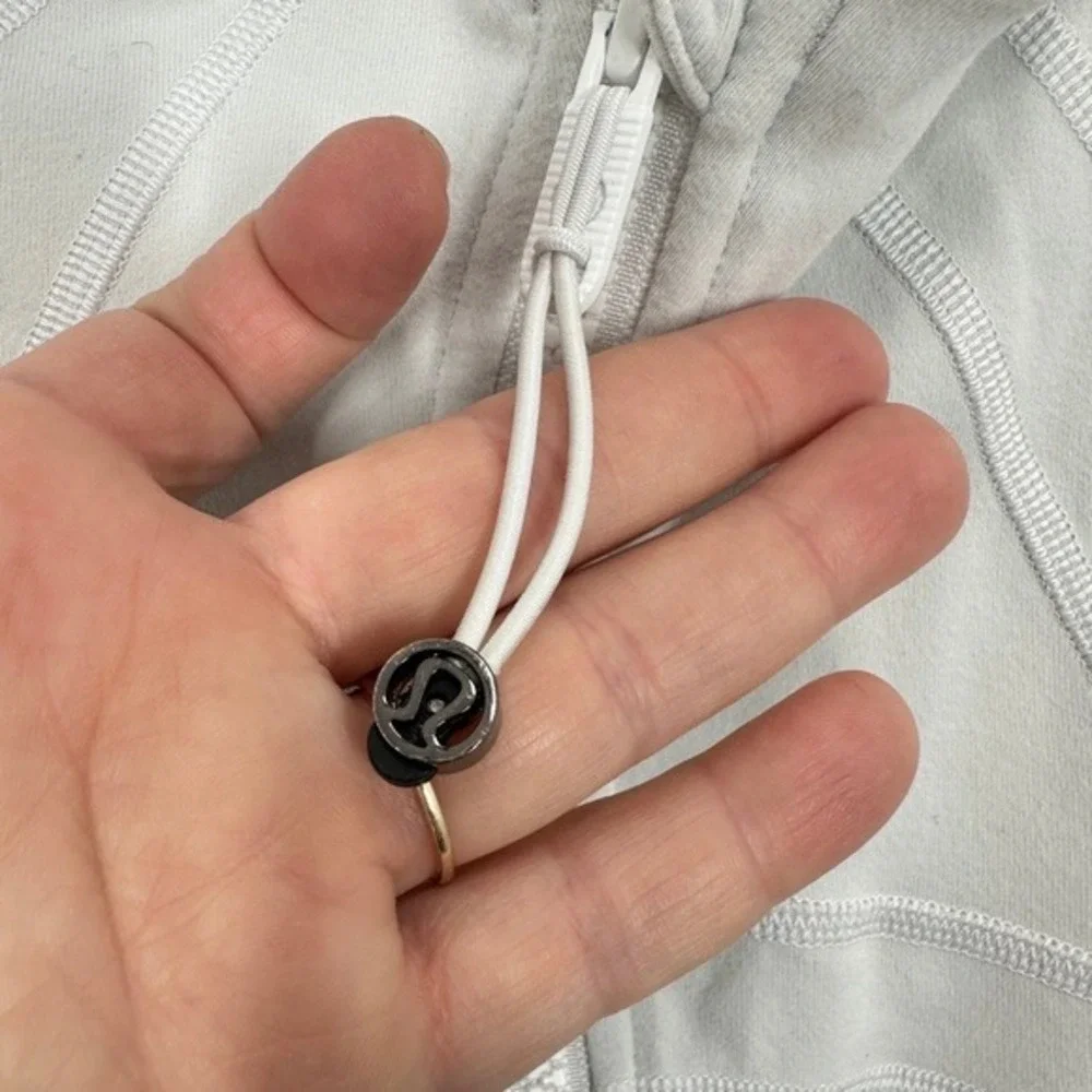 Lululemon LA Clippers Athletic Jacket Zip Up White Women's Size 8 Basketball NBA